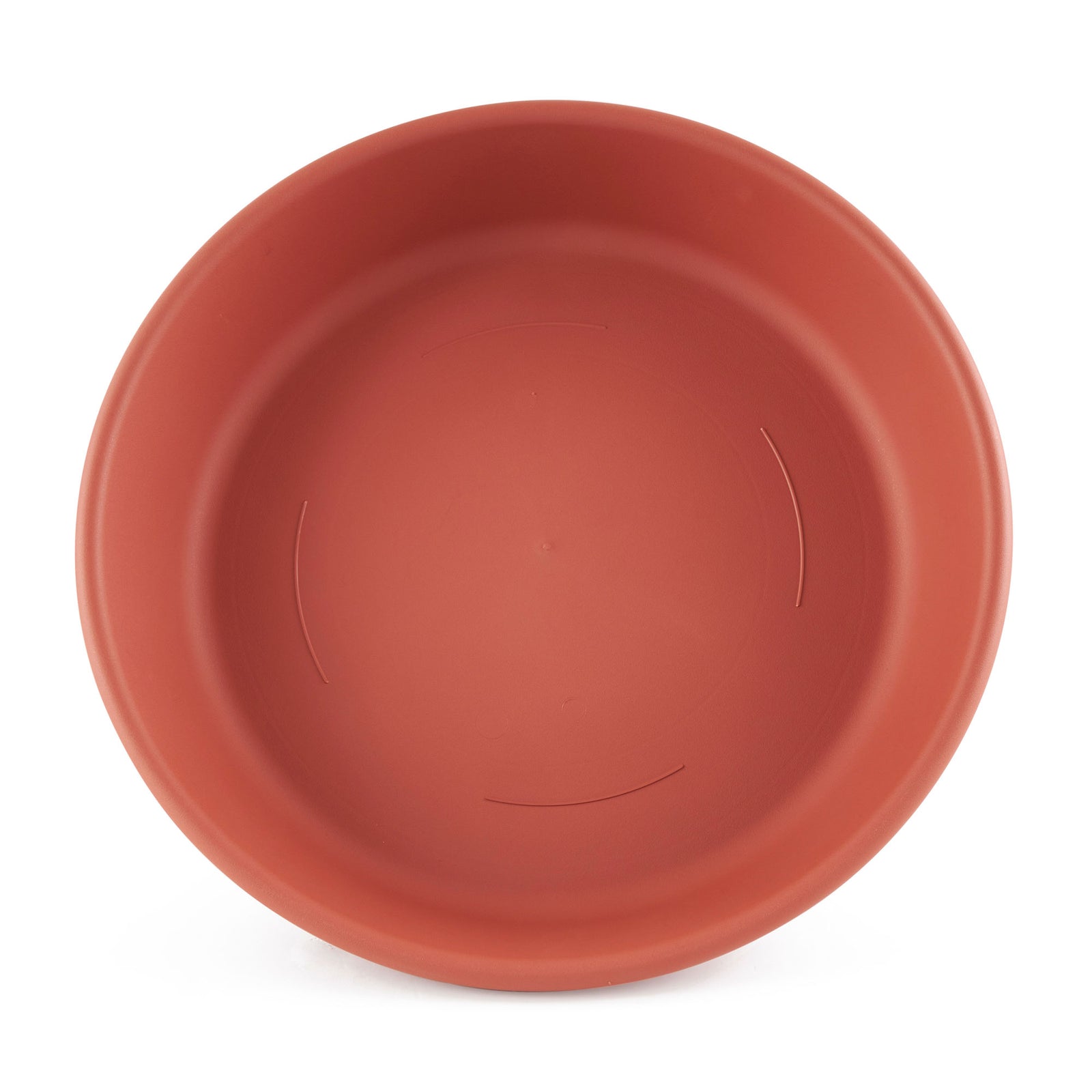 HC Companies Classic Plastic 20" Round Plant Pot Tray Saucer, Clay Brown (Used) - VMInnovations