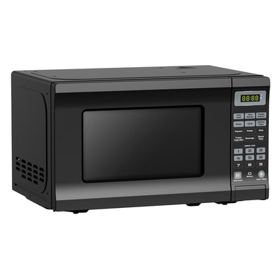 West Bend 0.7 Cu. Ft. 700 Watt Kitchen Countertop Microwave Oven, Black (Used)