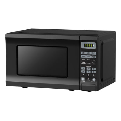 West Bend 0.7 Cu. Ft. 700W Compact Countertop Microwave Oven, Black (Open Box)