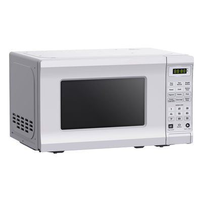 West Bend 0.7 Cu. Ft. 700W Compact Kitchen Countertop Microwave Oven, White