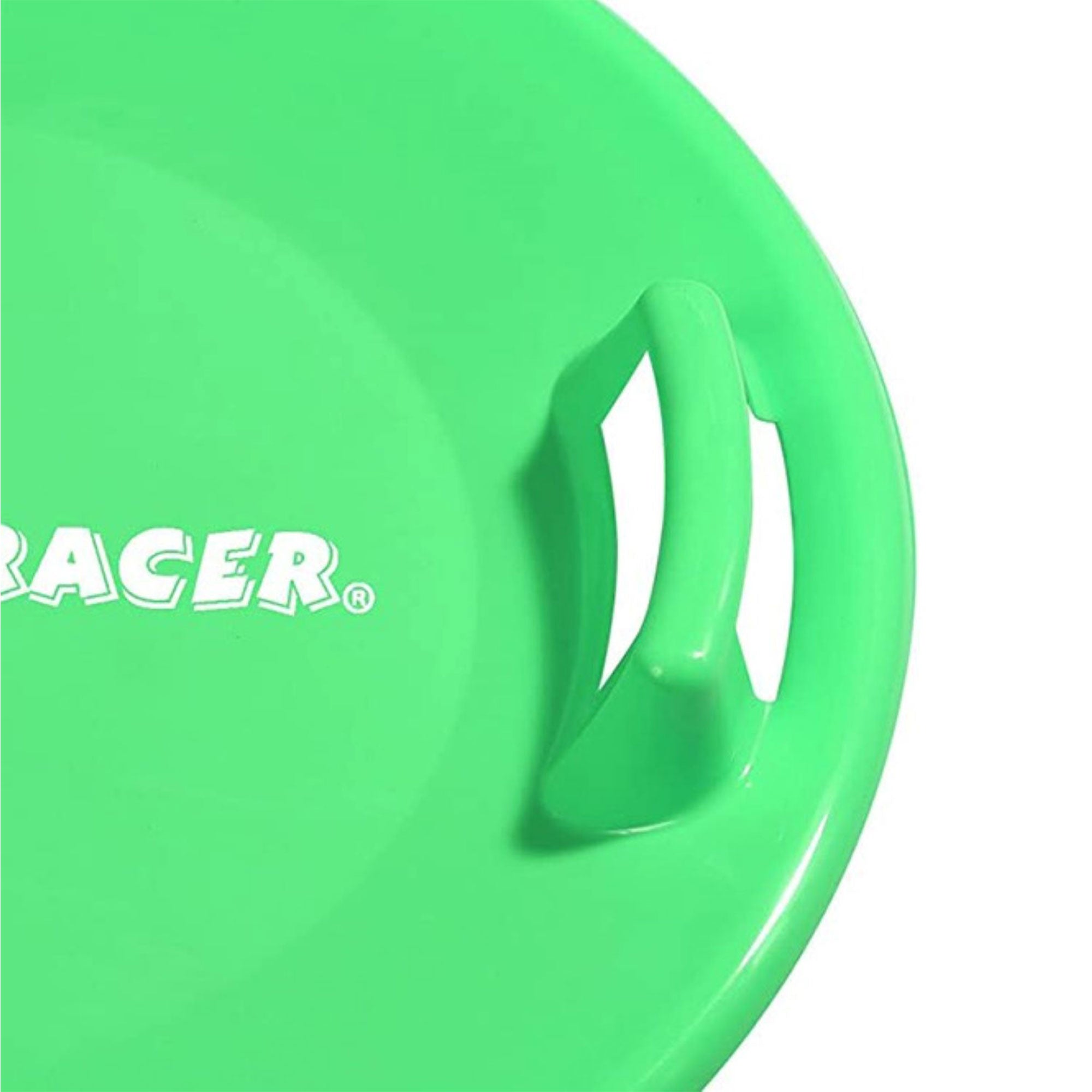 Slippery Racer Downhill Pro 26 Inch Saucer Disc Winter Snow Sled, Green (6 Pack)