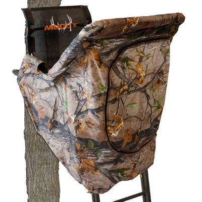 Muddy The Skybox Deluxe 20' Hunting Ladderstand, Climbing Tree Stand w/Blind Kit
