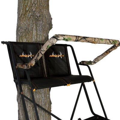 Muddy MLS1550B The Skybox 20 Ft 1 Person Hunting Tree Stand w/ Blind Kit (Used) - VMInnovations