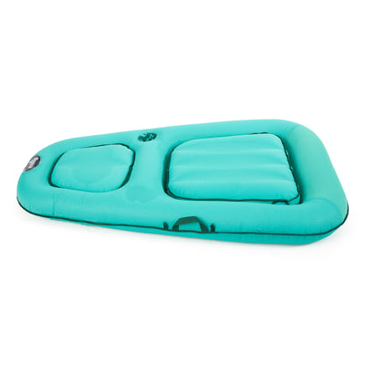 Aqua Leisure Campania Convertible Water Lounger Pool Inflatable, Floral (Used) - VMInnovations