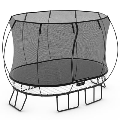 Springfree Trampoline Kids Oval 8 x 11 Ft Trampoline w/ Enclosure (For Parts)