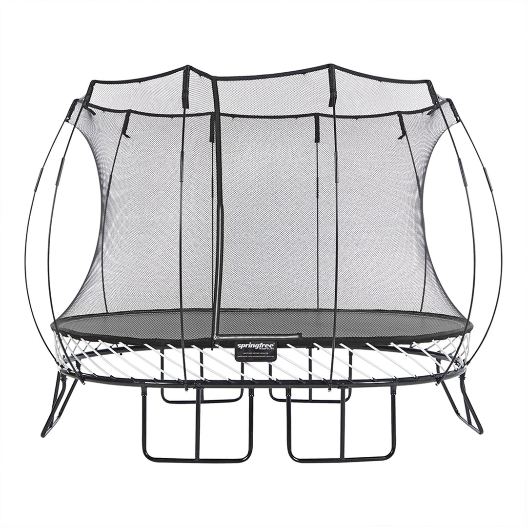 Springfree Trampoline Kids Outdoor Medium Oval 8 x 11' Trampoline with Enclosure - VMInnovations