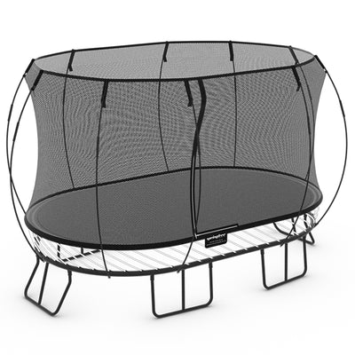 Springfree Trampoline Kids Oval 8 x 13 Ft Trampoline w/ Enclosure (For Parts)