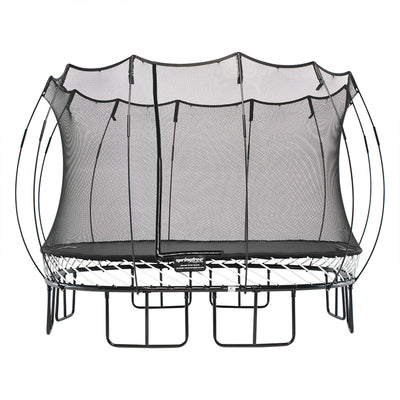 Springfree Trampoline Kids Large Square 11 Foot Trampoline w/ Enclosure(Used)