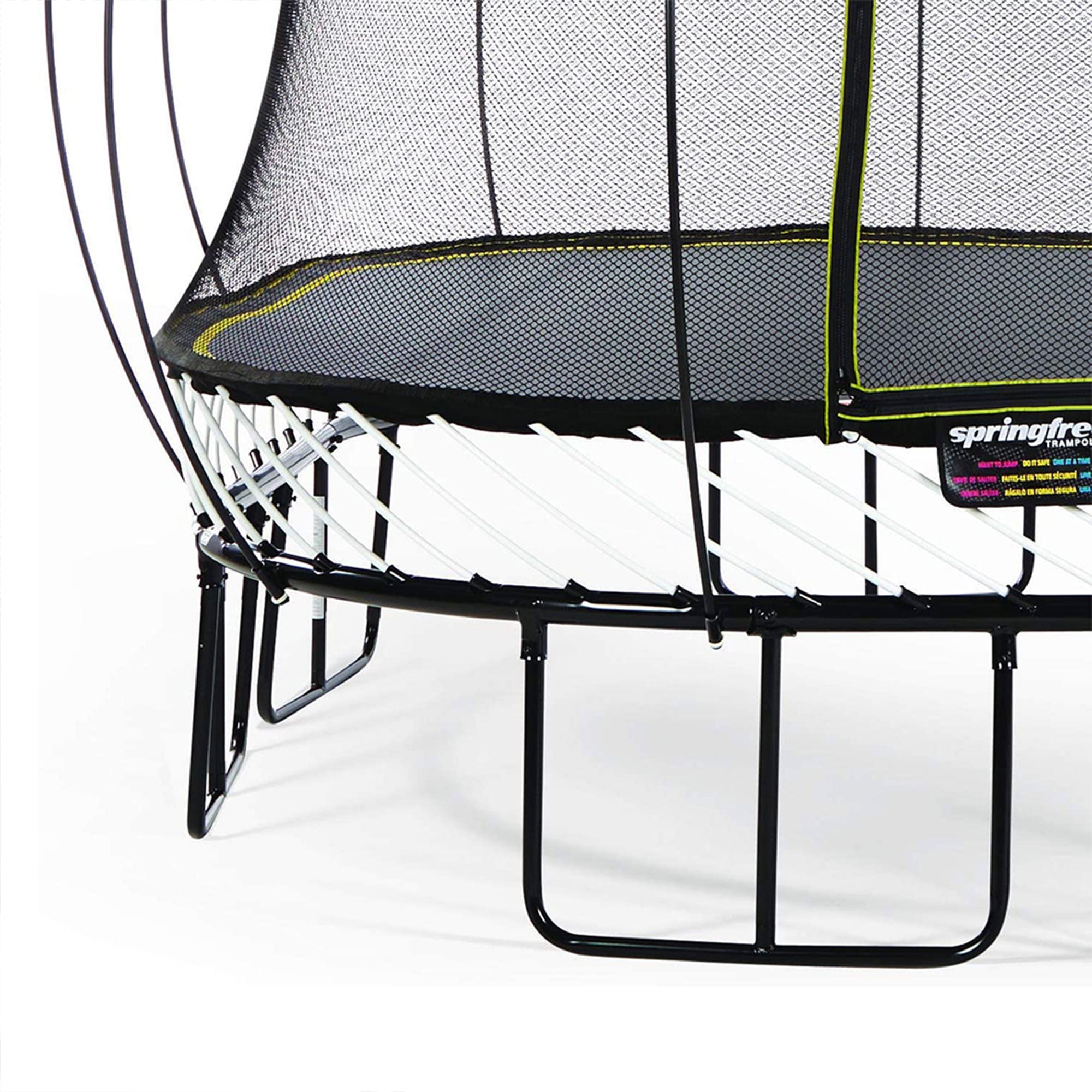 Springfree Trampoline Kids Jumbo Square 13 Foot Trampoline w/ Enclosure (Used) - VMInnovations