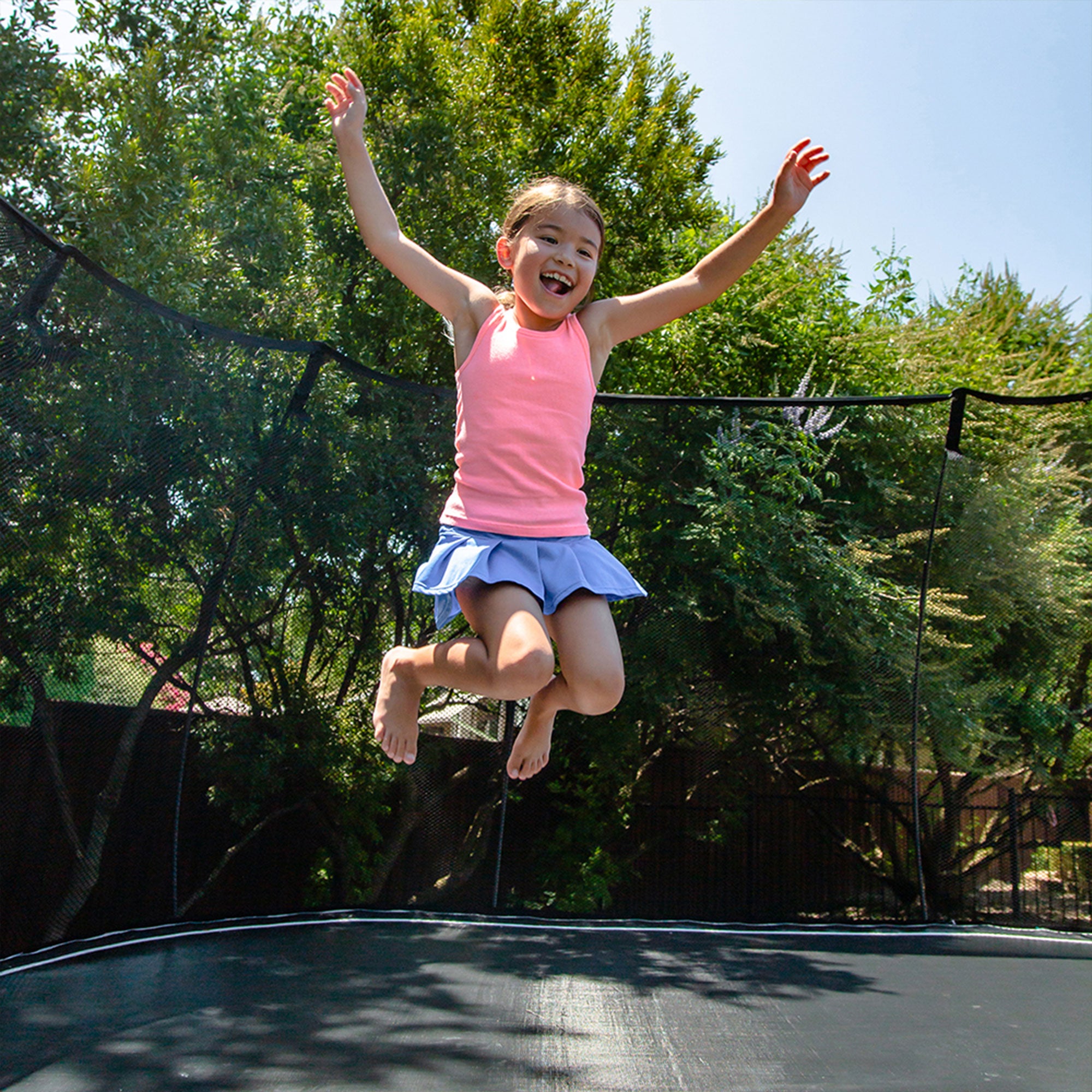 Springfree Trampoline Kids Jumbo Square 13 Foot Trampoline w/ Enclosure (Used) - VMInnovations