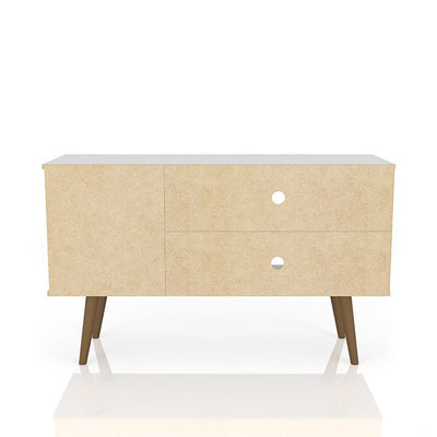 Manhattan Comfort Liberty 42.52 Inch Modern Wood TV Stand with Legs (Damaged)