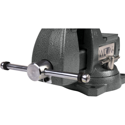 Wilton Tools 21300 4" Wide Jaw 4 1/2" Opening Steel Swivel Base Mechanics Vise