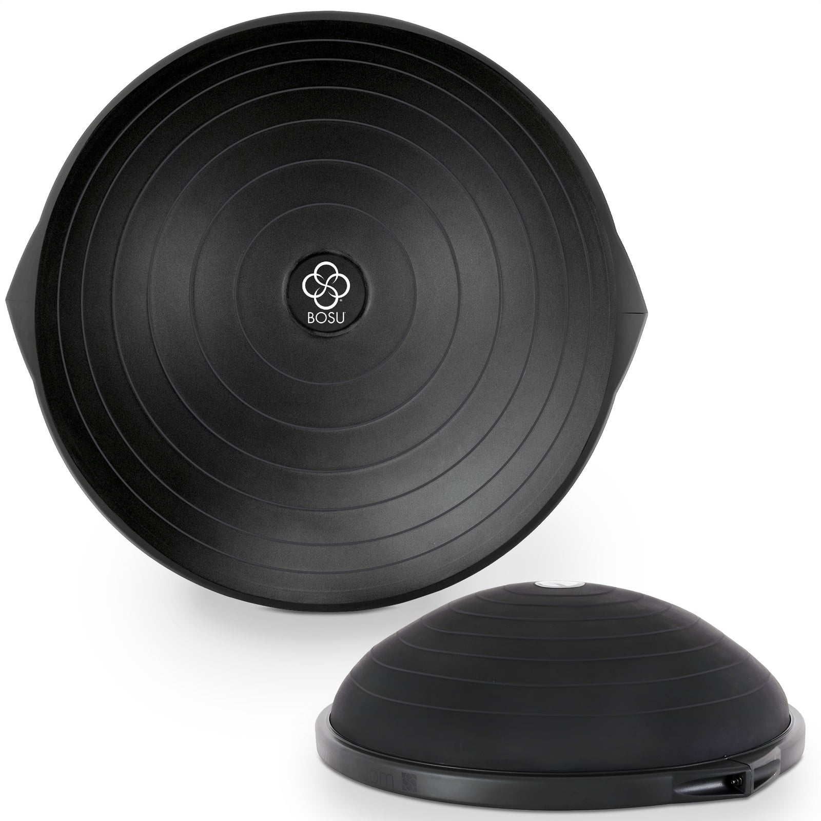BOSU 26 Inch Yoga Sports Pro Balance Trainer Ball Exercise Equipment, Black - VMInnovations