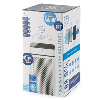 Medify Air MA-40-W1 Tower Room Air Purifier w/ H13 HEPA Replacement Air Filter - VMInnovations