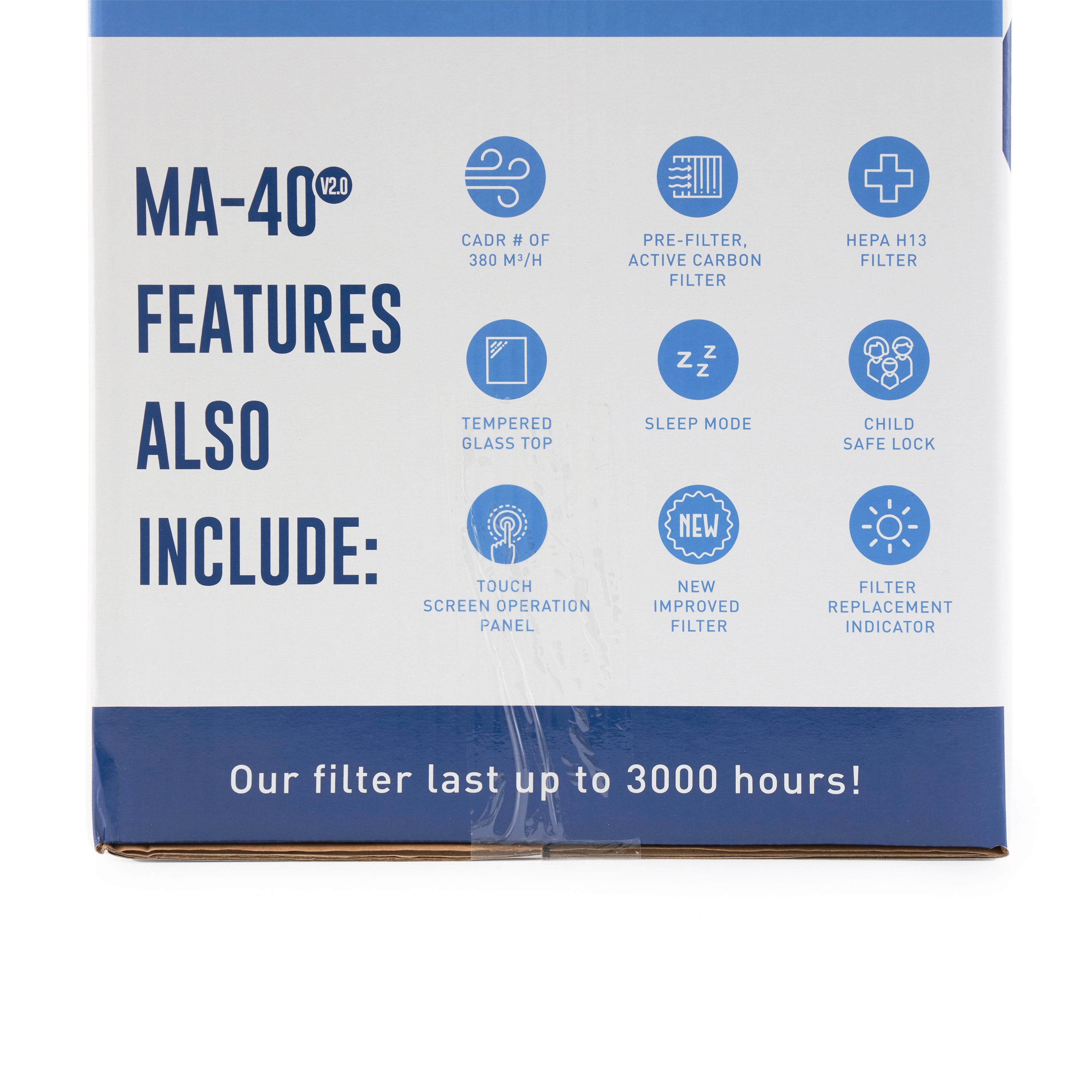 Medify Air MA-40-W1 Tower Room Air Purifier w/ H13 HEPA Replacement Air Filter - VMInnovations