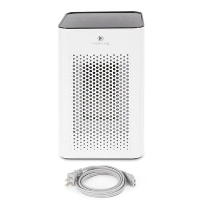 Medify Air Table Top Air Purifier, White and HEPA Replacement Filters (2 Pack) - VMInnovations