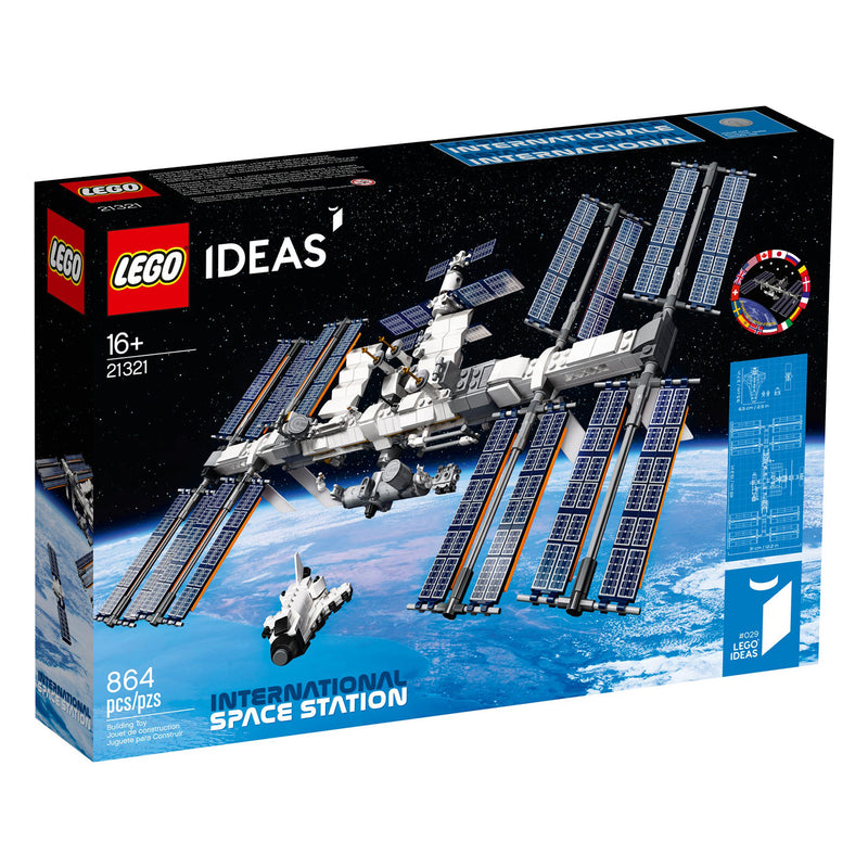 LEGO Ideas International Space Station 864Pc Adult Block Building Set (Open Box)