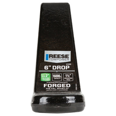 Reese Towpower Class V Trailer Hitch Ball Mount, 16,000 Pounds, Black (Open Box)