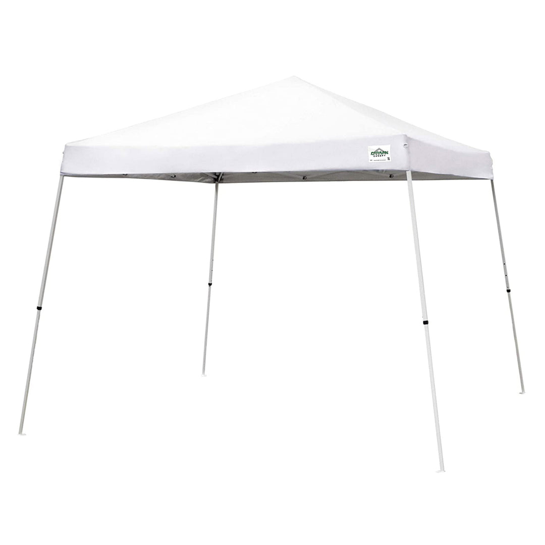 Caravan Canopy V Series 12 by 12 Foot Shade Instant Canopy Kit, White (Open Box) - VMInnovations