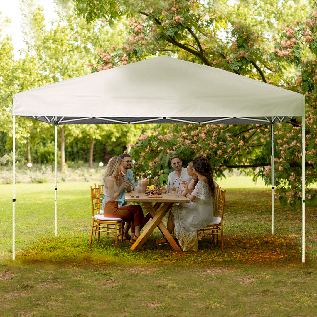 Caravan Canopy V Series 12 by 12 Foot Shade Instant Canopy Kit, White (Open Box) - VMInnovations