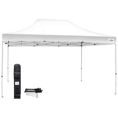 Caravan Canopy TitanShade 10 x 15 Ft Instant Steel Frame Canopy, White (Used)