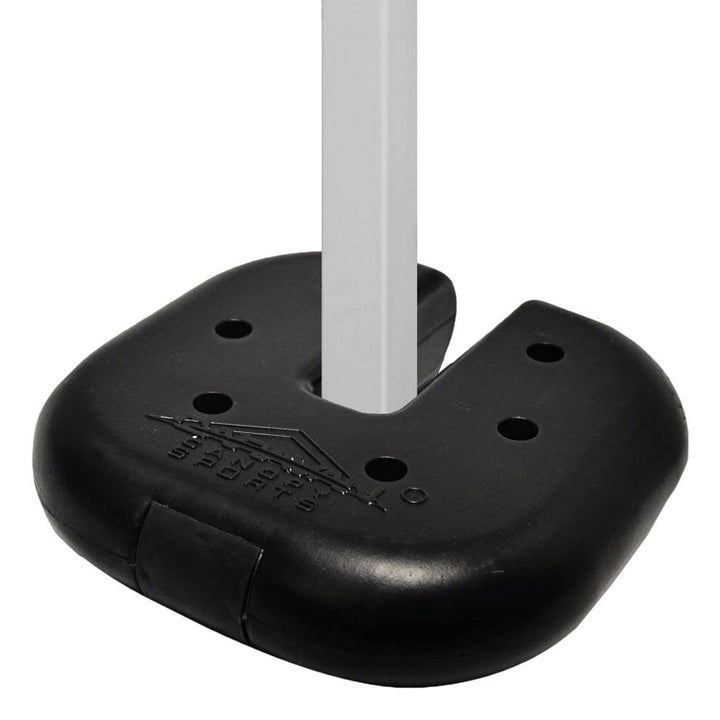Caravan Canopy Rubber 6 Pound Cement Canopy Weight Plates, Set of 4 (Open Box)