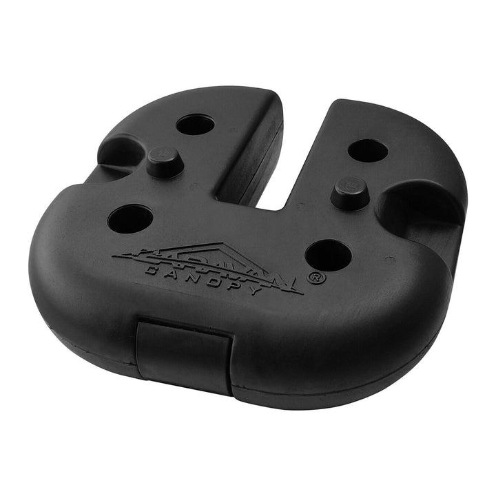 Caravan Canopy Rubber 6 Pound Cement Canopy Weight Plates, Set of 4 (Open Box) - VMInnovations