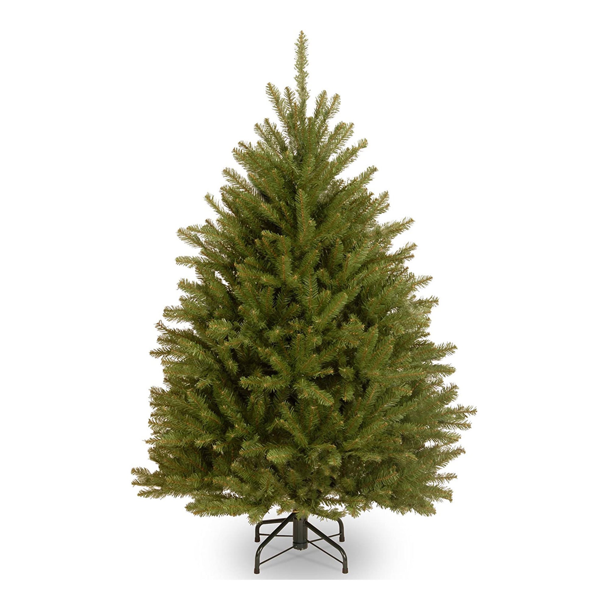 National Tree Company Dunhill Fir 4.5 Foot Christmas Tree & Color String Lights