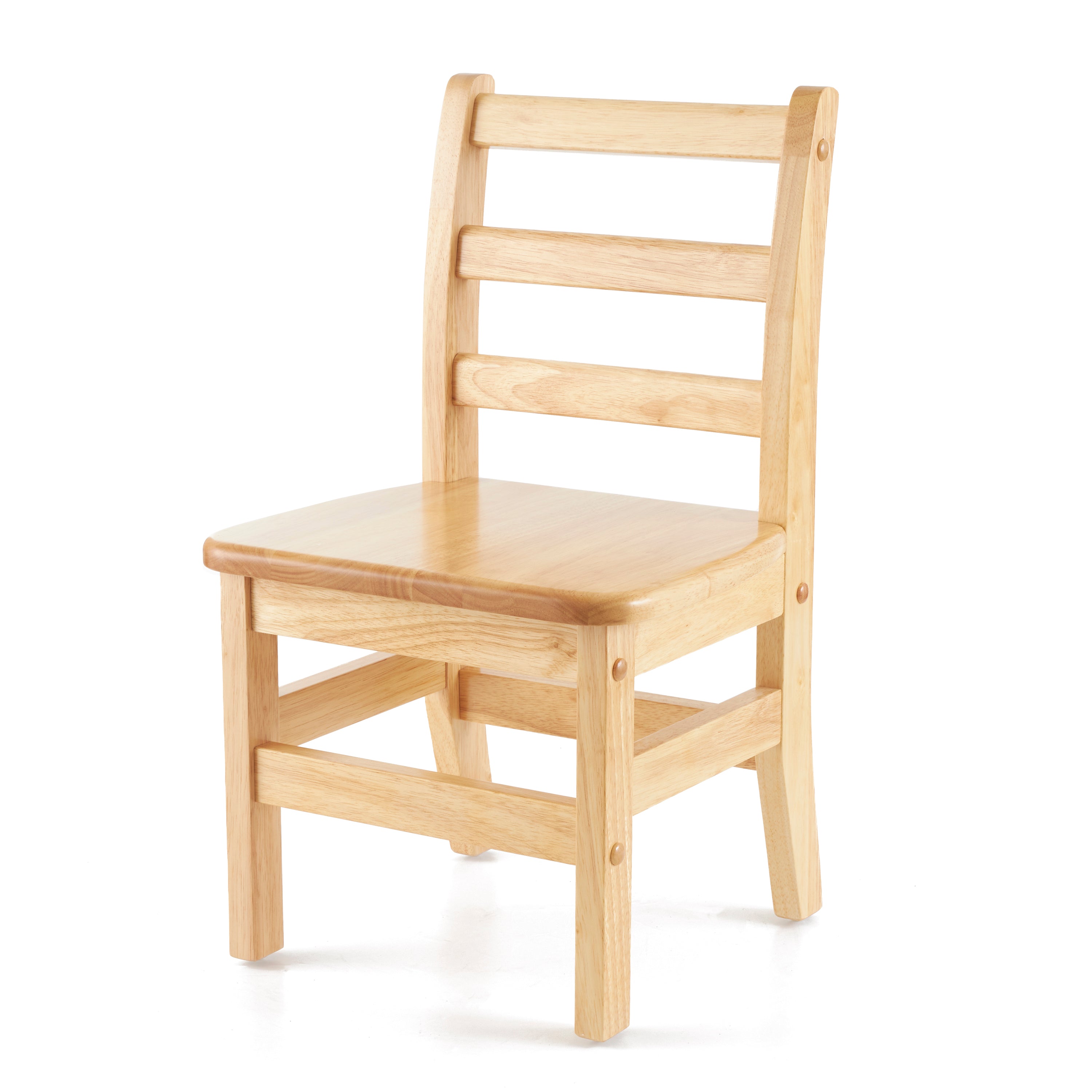 ECR4Kids 30 Inch Hardwood Round Table w/ 2 Chair Play Set for Activities (Used) - VMInnovations