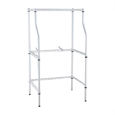 Magic Chef Compact Powder Coat Metal Laundry Drying Rack Stand, White (Damaged)
