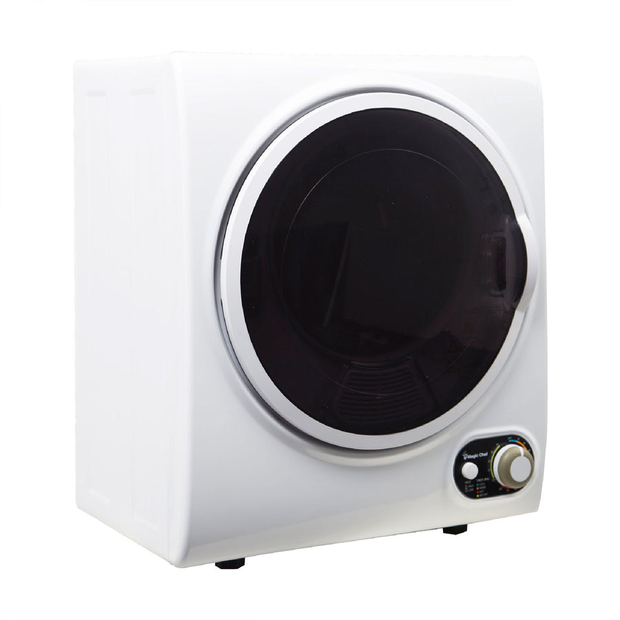 Magic Chef 1.5 Cubic Feet Compact Home Laundry Dryer Machine, White (Open Box) - VMInnovations