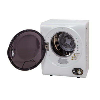 Magic Chef MCSDRY15W 1.5 Cubic Ft Home Laundry Dryer Machine, White (For Parts)