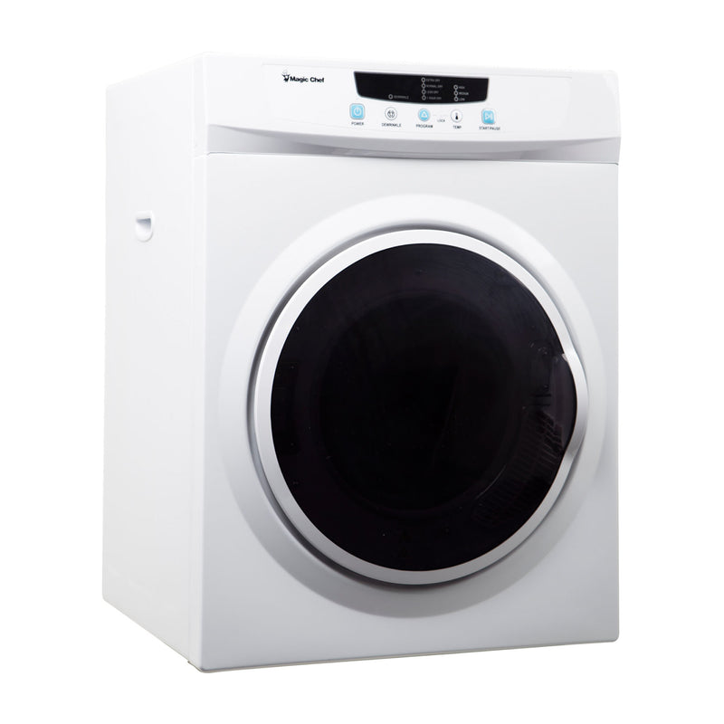 Magic Chef MCSDRY35W 3.5 Cubic Feet Compact Home Laundry Dryer Machine, White