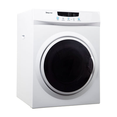 Magic Chef 3.5 Cubic Feet Compact Home Laundry Dryer Machine, White (For Parts) - VMInnovations