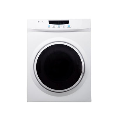 Magic Chef 3.5 Cubic Feet Compact Home Laundry Dryer Machine, White (For Parts)