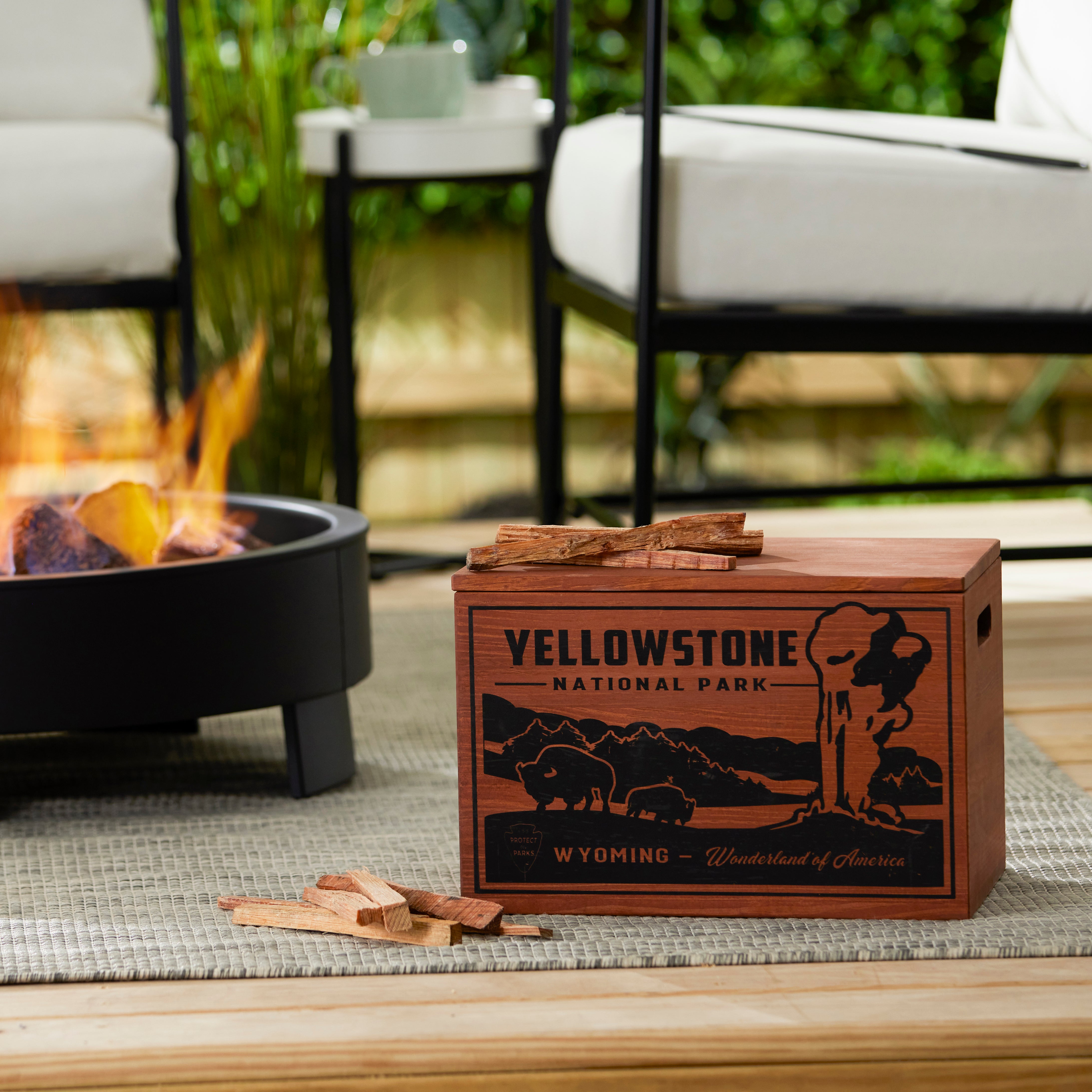 Better Wood Products Protect the Parks Firestarter Crate, Yellowstone (Open Box) - VMInnovations