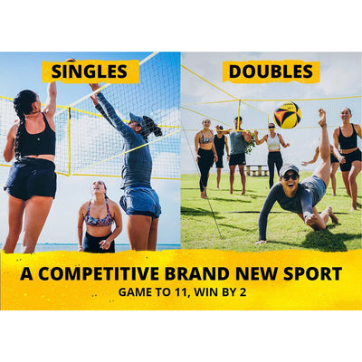 Doubles Net for Team Volleyball & Four Square Indoor Outdoor (Open Box)