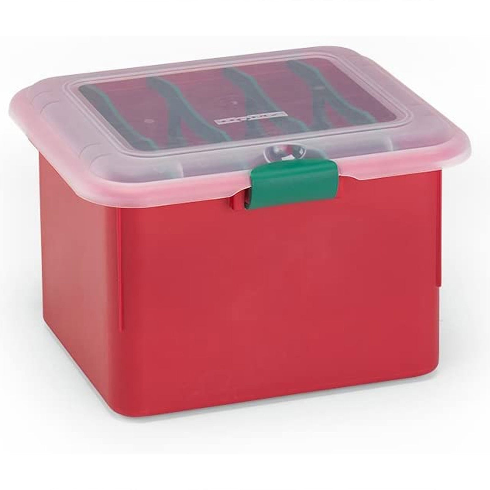 Homz Products Holiday Christmas Light Storage Box Bin w/ 4 Cord Wrap Organizers - VMInnovations