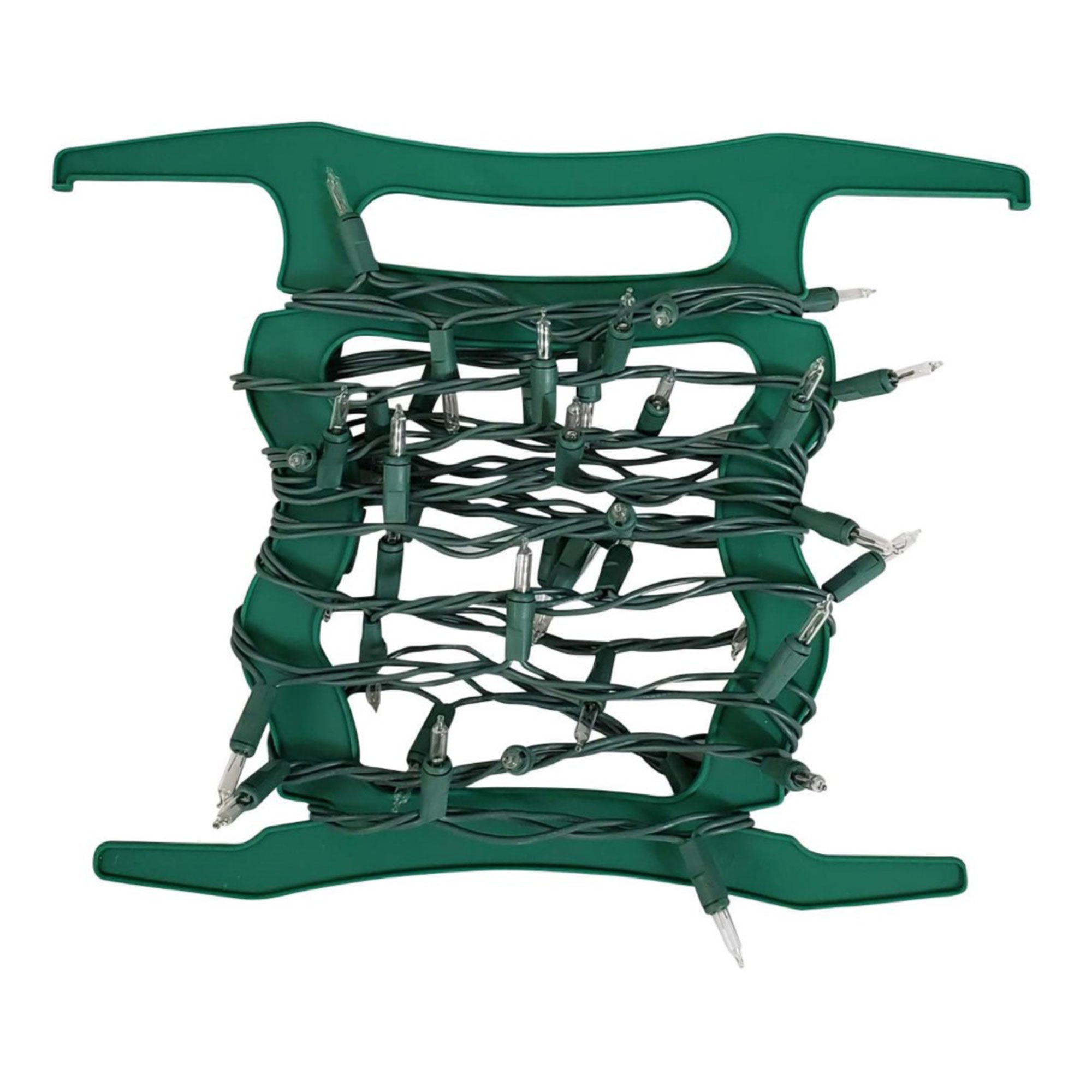 Homz Products Holiday Christmas Light Storage Box Bin w/ 4 Cord Wrap Organizers - VMInnovations