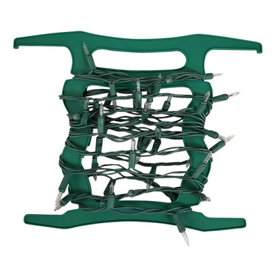 Homz Products Holiday Light Storage Box Bin w/ 4 Cord Wrap Organizers (Open Box) - VMInnovations