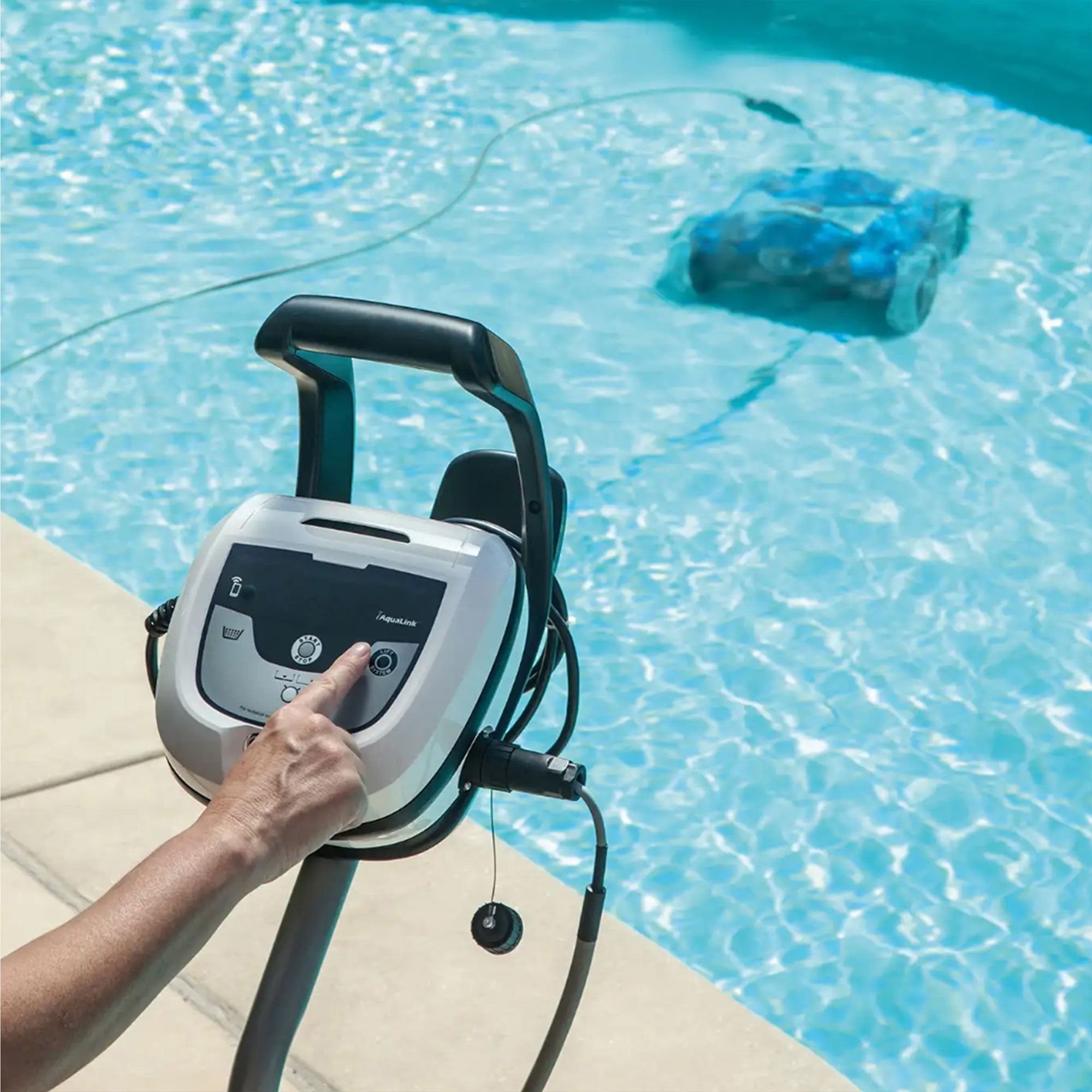 Polaris Sport 4WD Wi-Fi Robotic Inground  Pool Cleaner w/ Caddy (For Parts) - VMInnovations