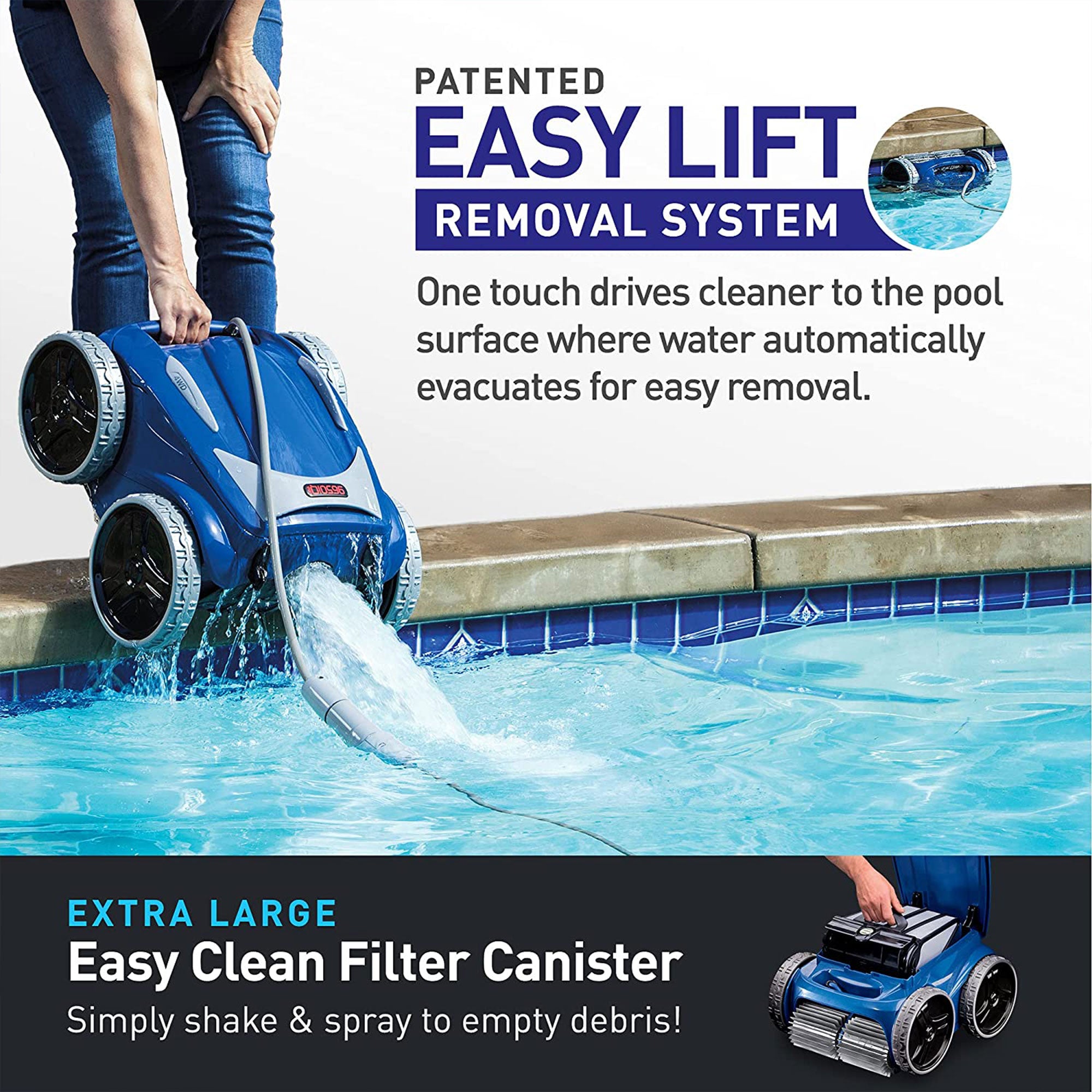 Polaris 9650IQ 4WD Robotic In-Ground Pool Vacuum Cleaner w/ Remote (Open Box)