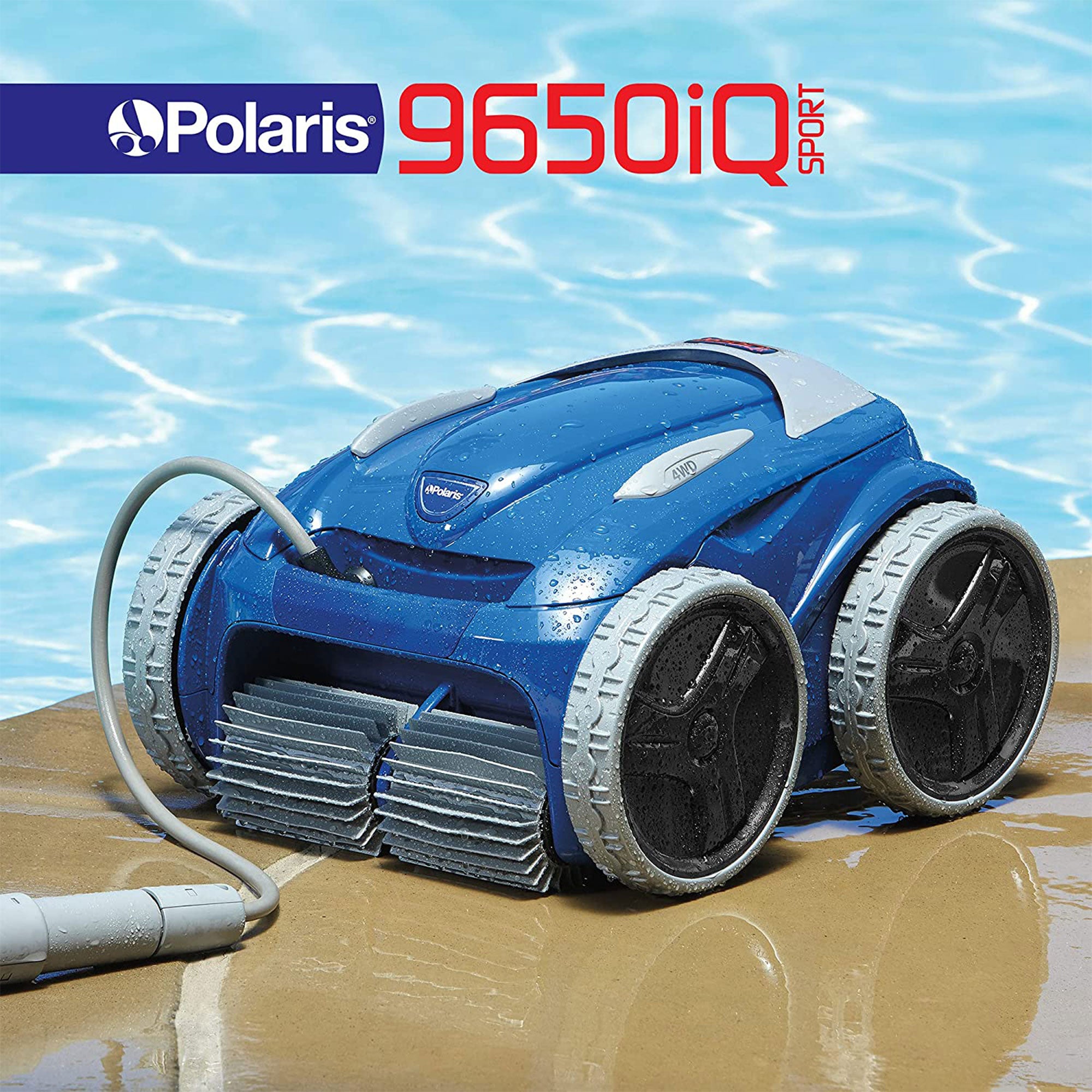 Polaris Sport 4WD Wi-Fi Robotic Inground  Pool Cleaner w/ Caddy (For Parts) - VMInnovations