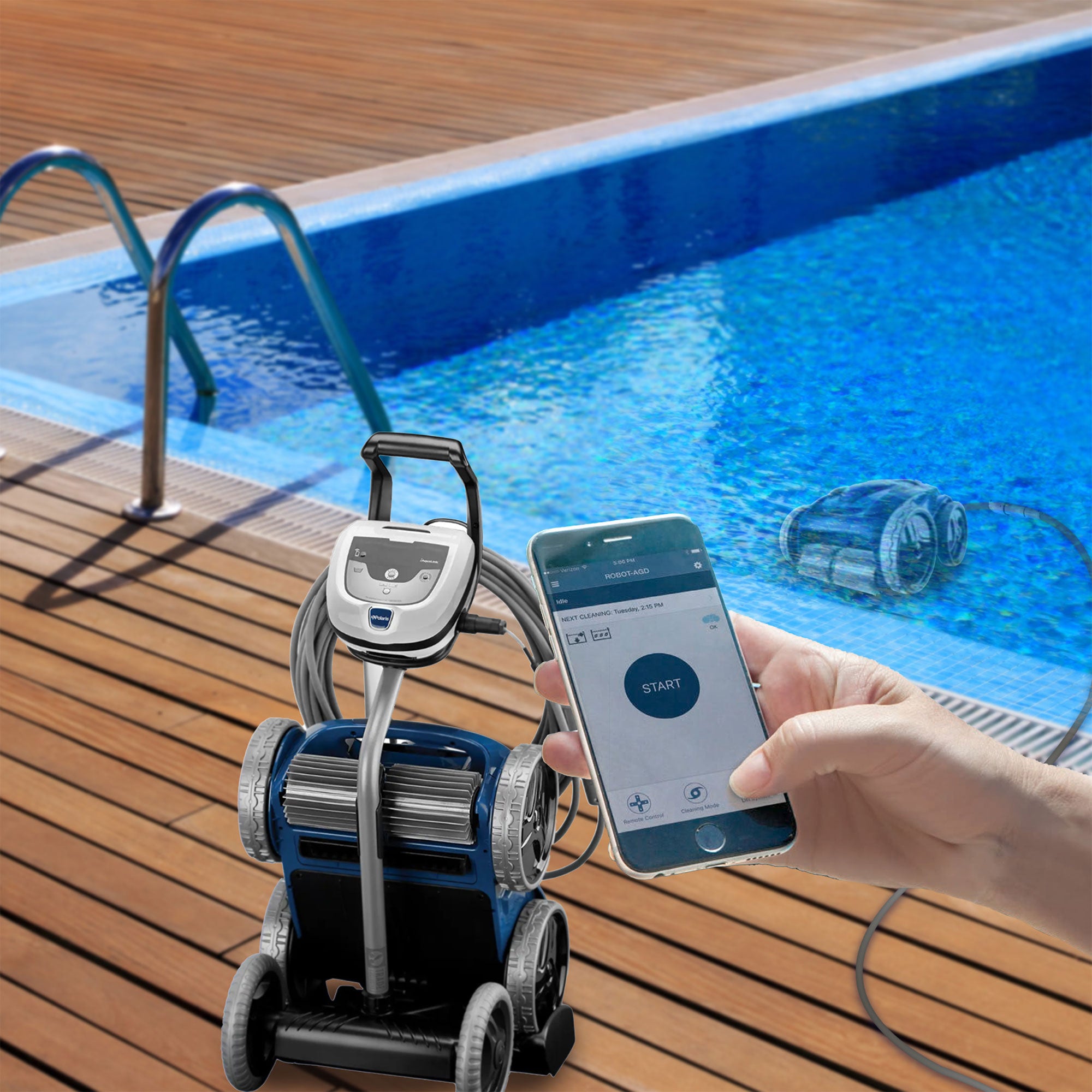 Polaris 9650IQ 4WD Robotic In-Ground Pool Vacuum Cleaner w/ Remote (Open Box)