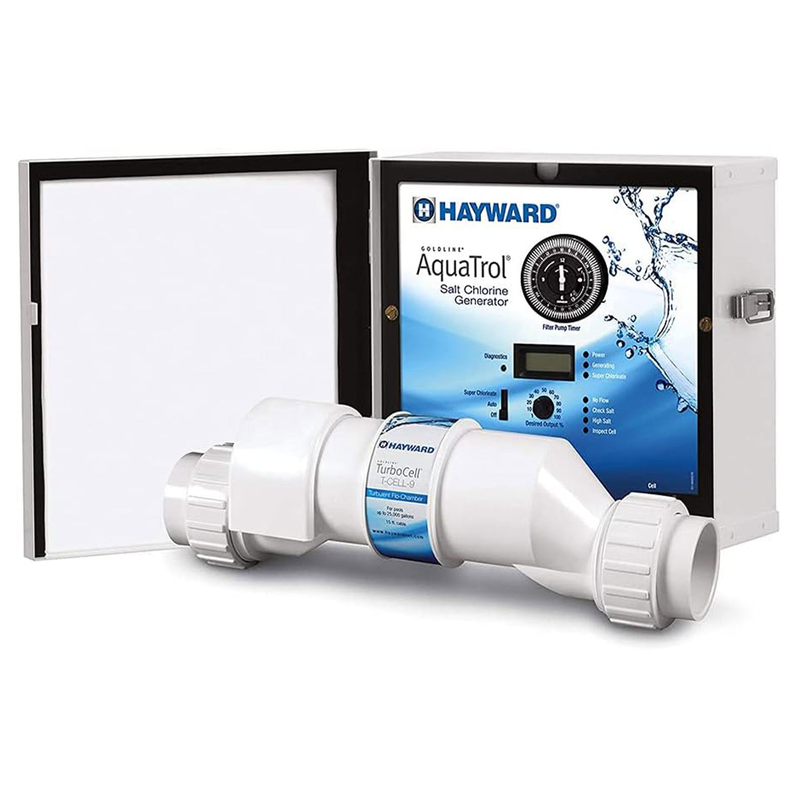 Hayward AquaTrol Salt Chlorinator System with TurboCell for Above Ground Pools - VMInnovations