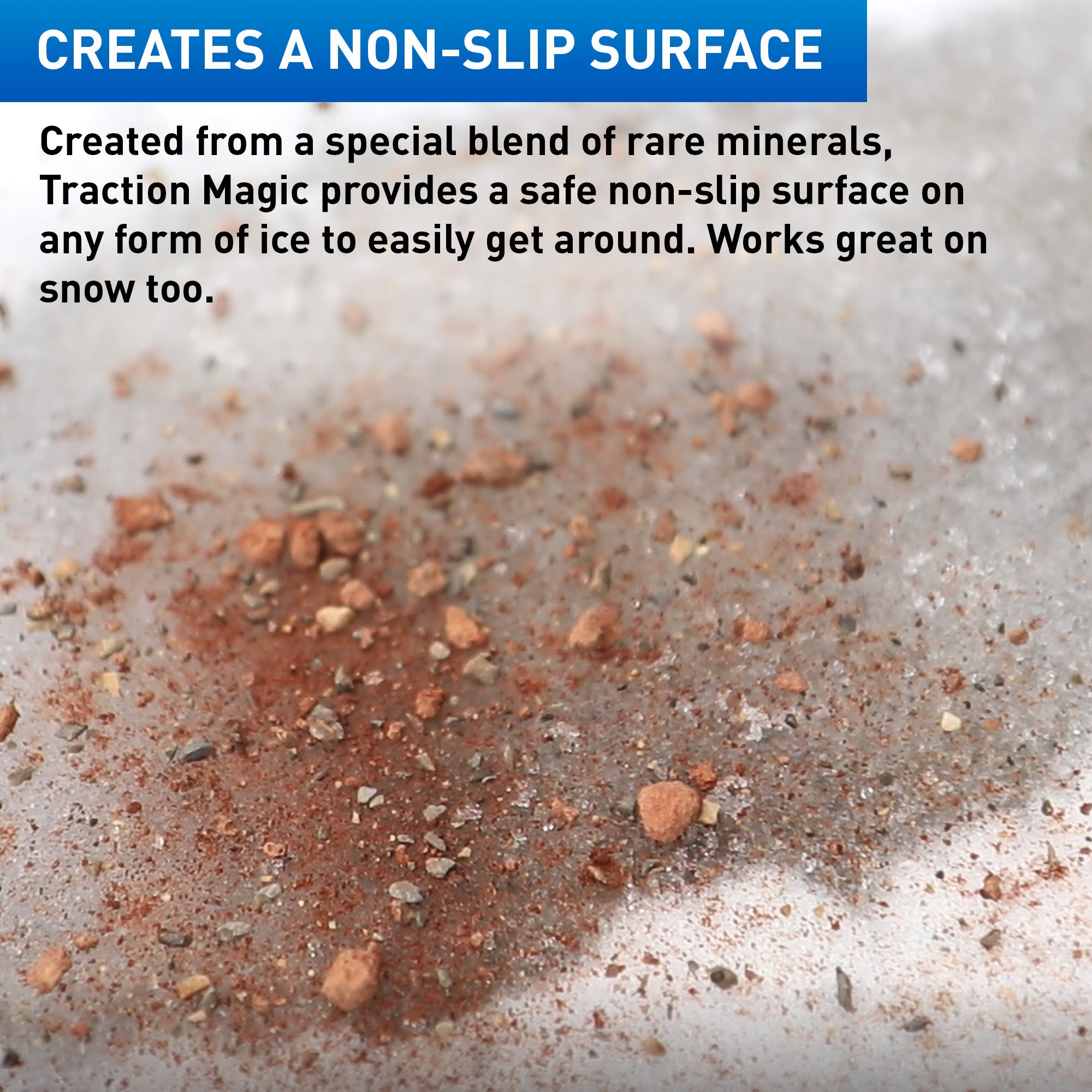 Traction Magic Quick Application All Natural Ice and Snow Melter, 45 Pound Bag
