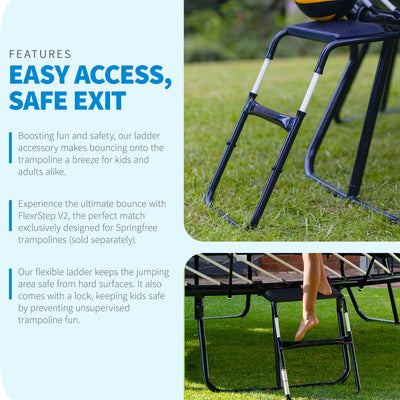 Springfree Trampoline FlexrStep V2 Ladder for Springfree Trampolines (Used) - VMInnovations