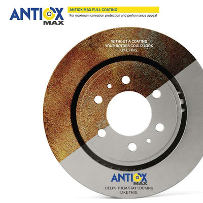 Goodyear Brakes 2142012GY Truck and SUV Premium AntiOx Coated Rear Brake Rotor