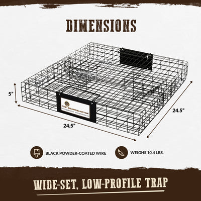 Rugged Ranch Squirrelinator Live Squirrel Chipmunk Metal 2 Door Trap (For Parts)