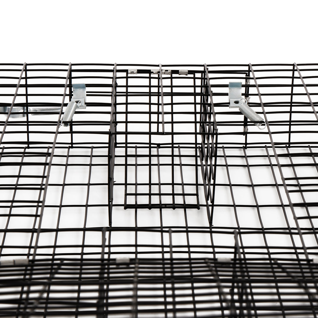 Rugged Ranch SQRTO Squirrelinator Trap CatchMor Live Animal 2 Door Metal Cage - VMInnovations